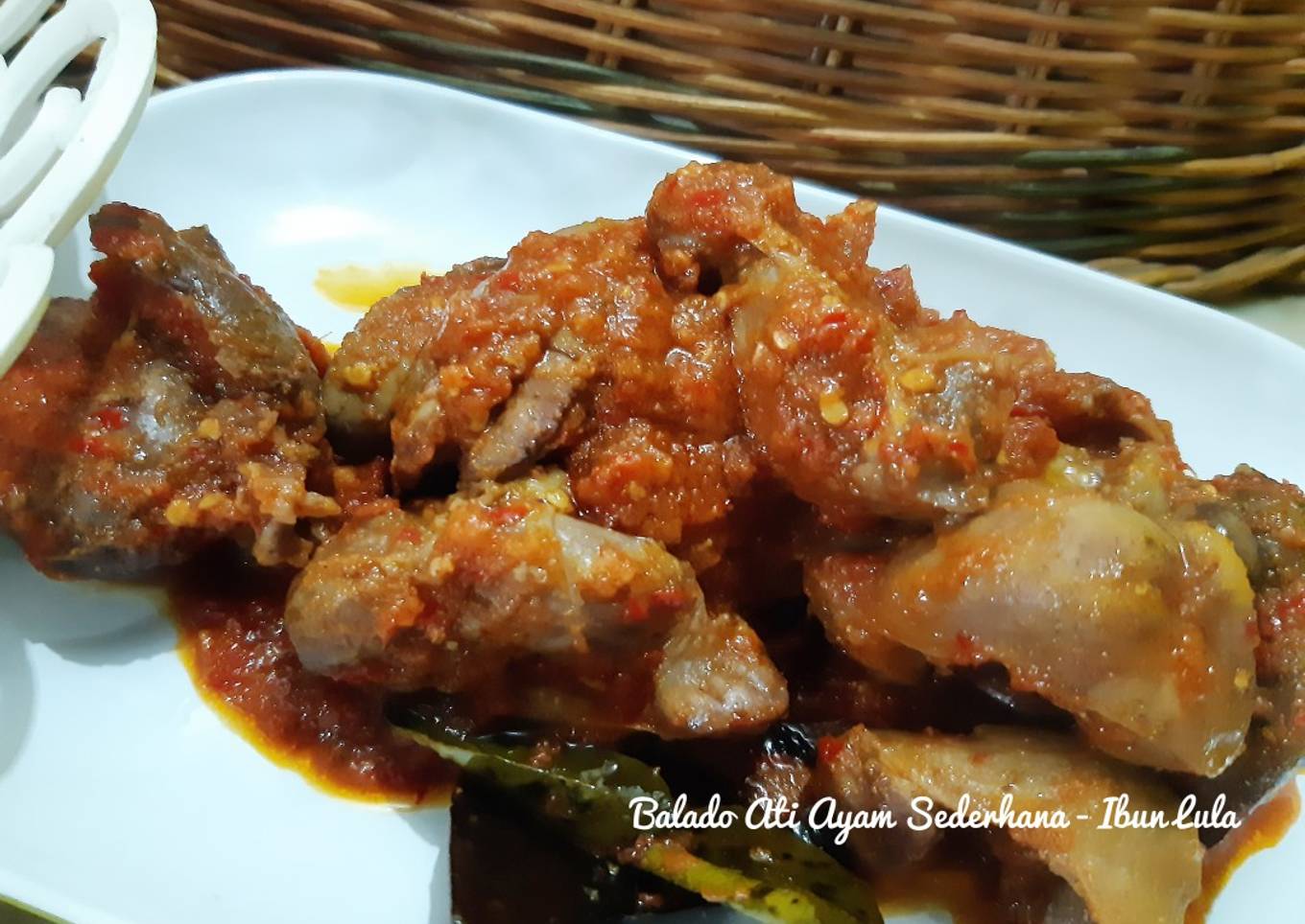 Balado Ati Ayam Sederhana