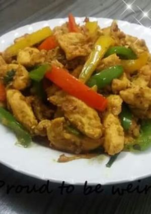 Foto resep Tumis ayam paprika