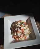 Ensalada rusa y mayonesa casera