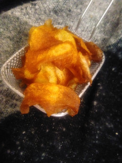 A picture of Karl's homemade crisps.