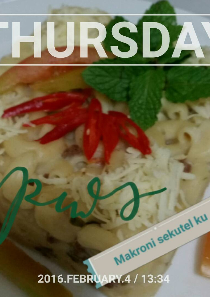 Foto resep Makroni Sekutel ku