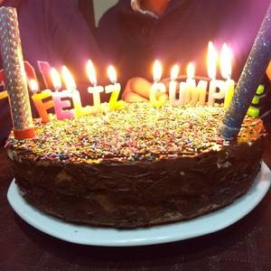 Torta de cumpleaños sencilla