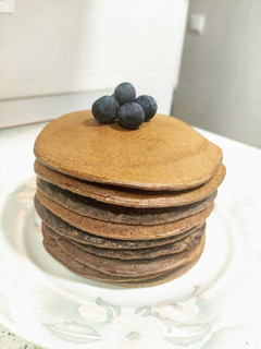Una foto de Tortitas proteicas de avena y plátano