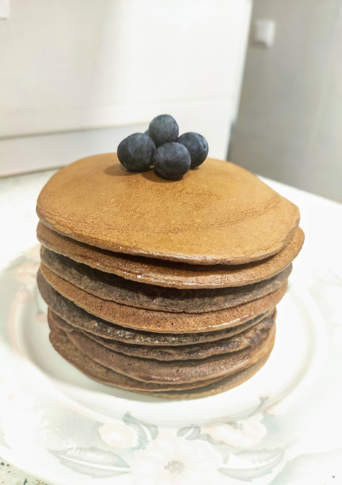 Una foto de Tortitas proteicas de avena y plátano