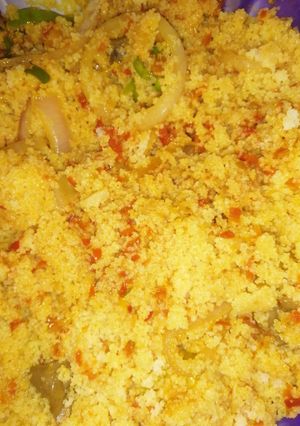 A picture of Jollof couscous.