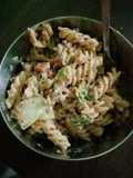 Healthy white sauce pasta