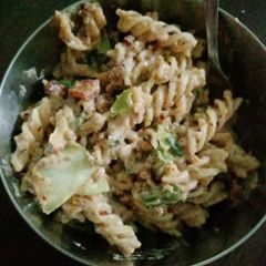 A picture of Healthy white sauce pasta.