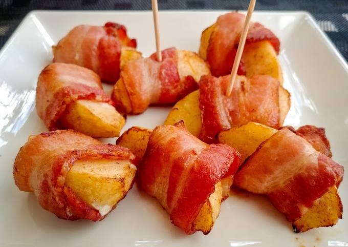 Steps to Make Super Quick Homemade Bacon Wrapped Apples