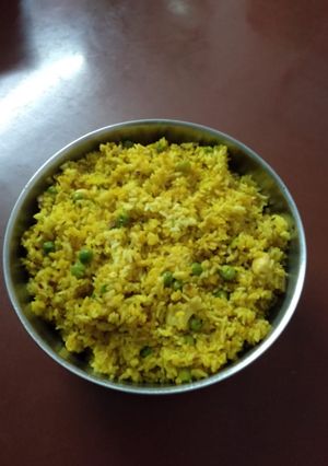 A picture of Bhuna khichdi.