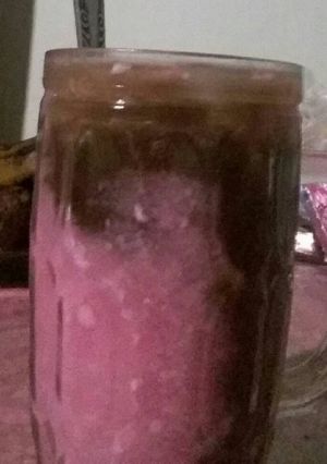 Foto resep Es coklat agar" pink