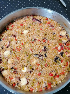 Una foto de Arroz caldoso de pulpo