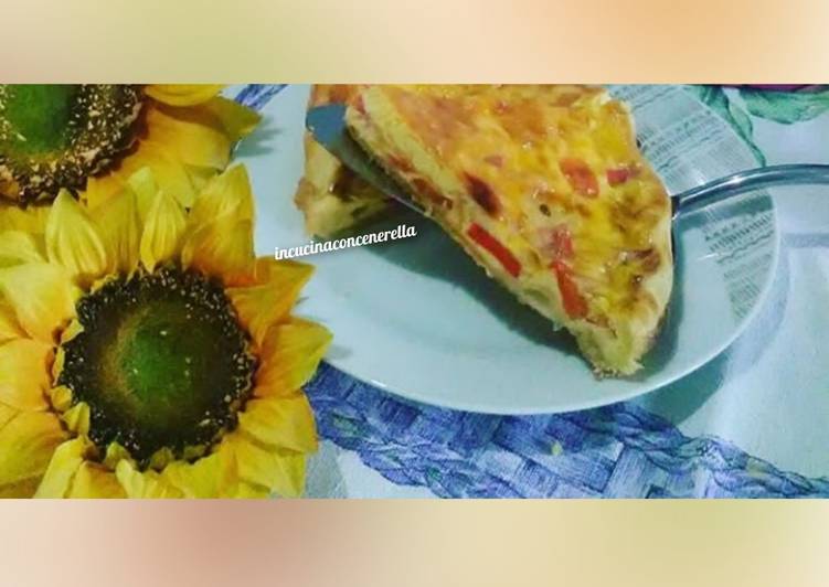 Recipe of Any-night-of-the-week Quiche Lorraine con peperoni e patate