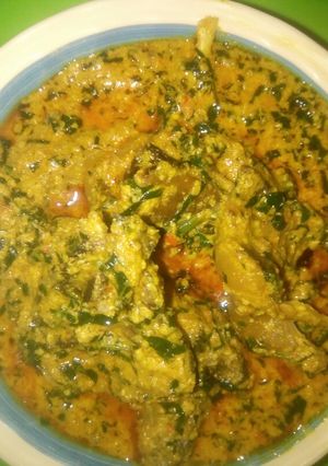 A picture of Benniseed/ seasame soup.