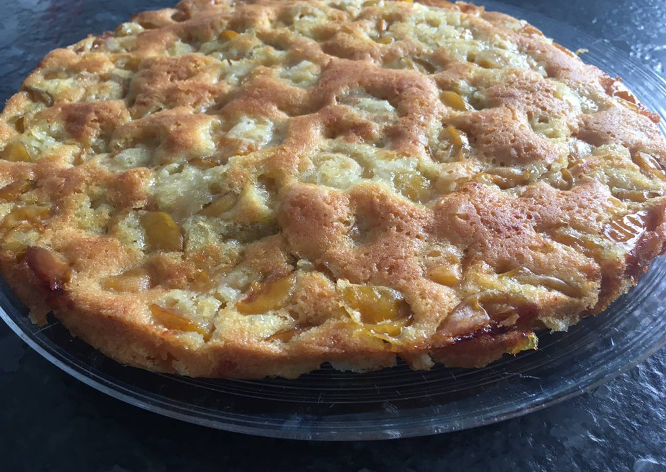 Gâteau renversé aux mirabelles #recettedété