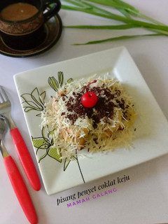 Foto resep Pisang Penyet Coklat Keju