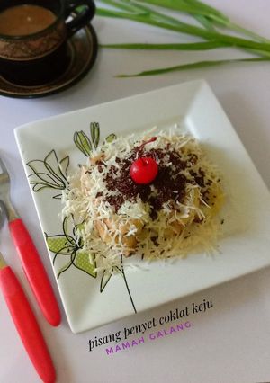 Foto resep Pisang Penyet Coklat Keju