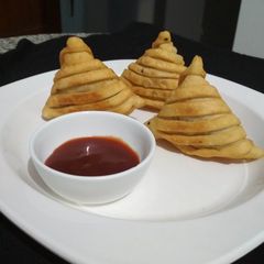 A picture of Layered Vegetable Samose.