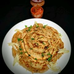 A picture of Aloo Lachha Paratha Panjabi Style.