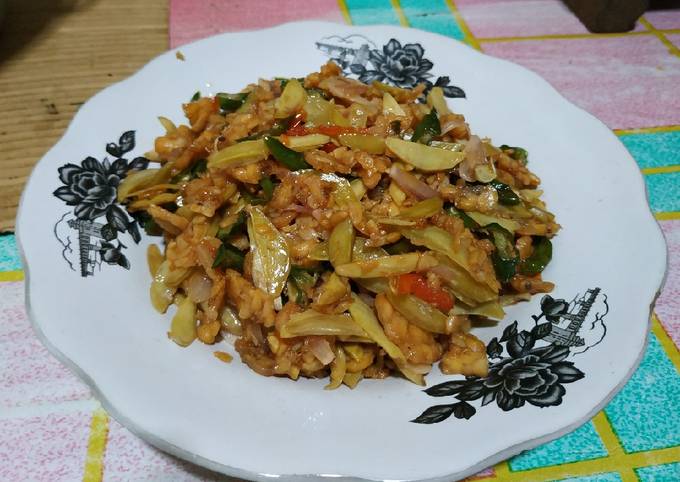 Resep Oseng Tempe+Jengkol Anti Gagal