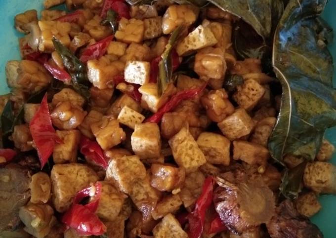 Orek tempe tahu simple