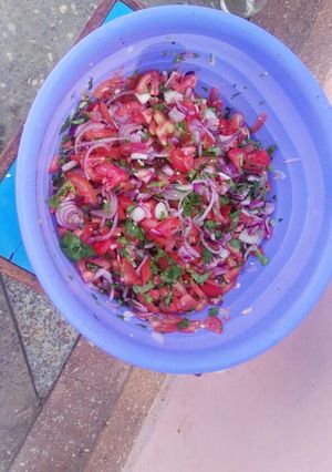 A picture of Kachumbari.