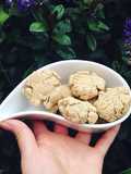 Galletas de avena y miel sin harina