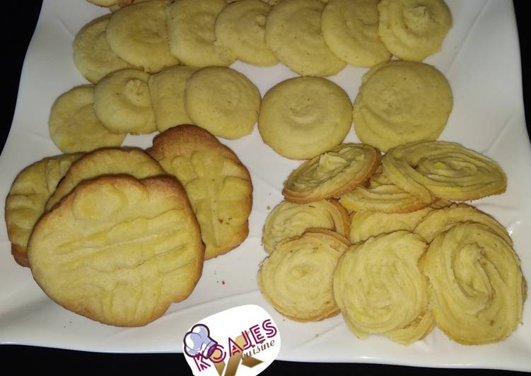 Melting moment pipable cookies