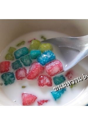 รูปของ ทับทิมกรอบ (สามสี) มะพร้าวอ่อน
