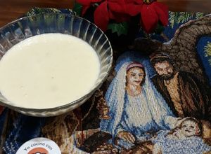 Una foto de Crema de poro y papa