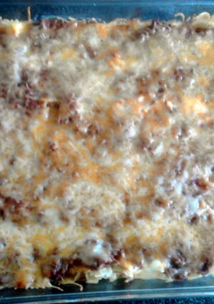 A picture of Sloppyjo casserole.