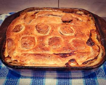 Without Fail Serving Recipe Chicken and mushroom pie Delicious Nutritious