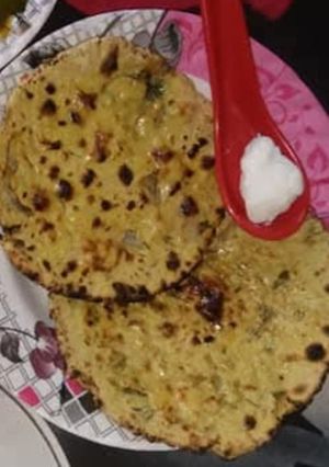 A picture of Maize Flour Roti.