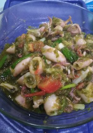 Foto resep Cumi asin cabe ijo
