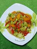 Brokoli Cah Paprika Merah