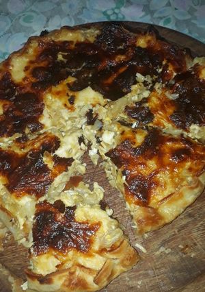 Una foto de Tarta de pollo (vegetariana)