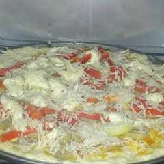 A picture of Cheesy pizza.