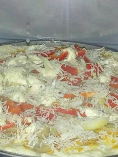 Foto resep Cheesy pizza