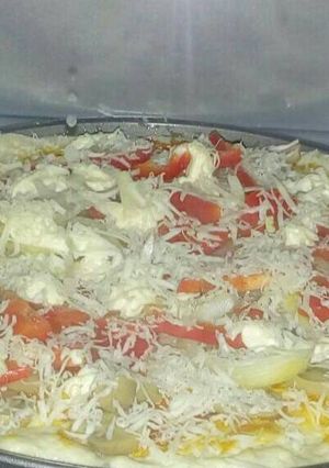 Foto resep Cheesy pizza