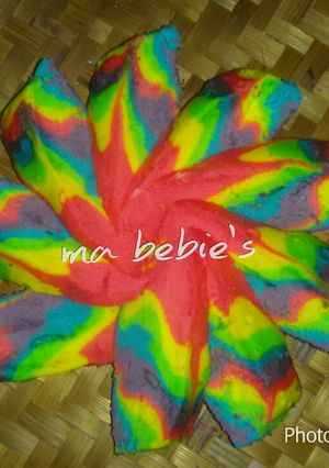 Foto resep Bolu Rainbow Norakk super lembut
