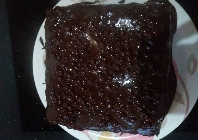 Cake Keju Cokelat Lumer Seadanya