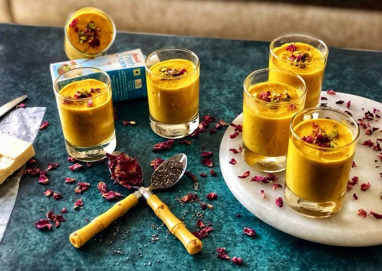 Steps to Prepare Any-night-of-the-week Mango rose chia pudding