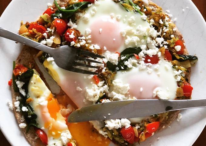 Simple Way to Make Any-night-of-the-week Healthy Breakfast Pizza