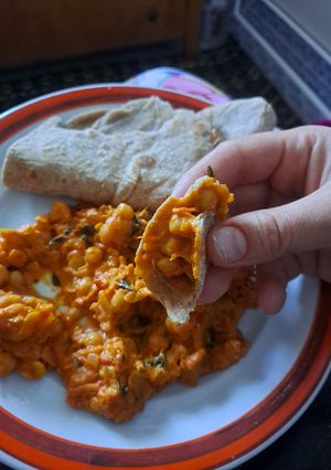 O poză a rețetei Curry de Năut cu Lipii.