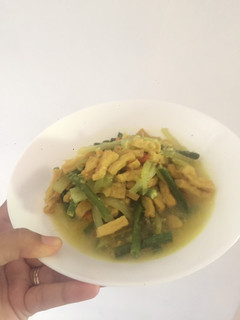 Foto resep Sayur labu siam, kacang panjang, tahu