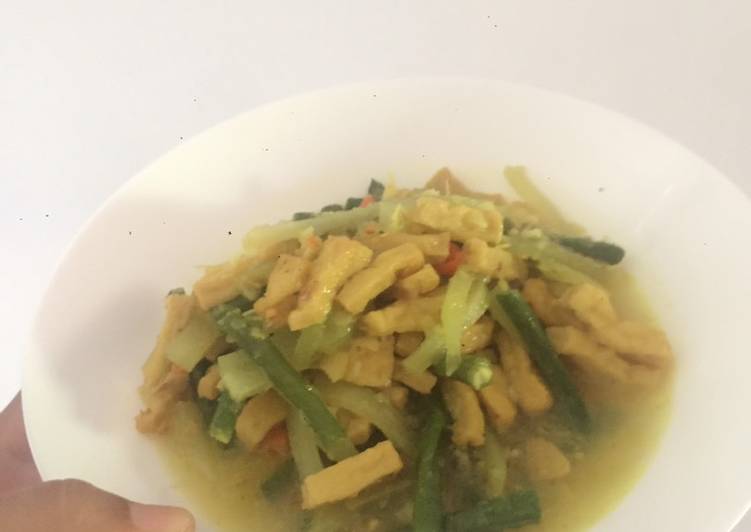 Resep Sayur labu siam, kacang panjang, tahu oleh Dessy Reditya Dewi