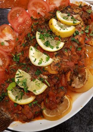 صورة لوصفة سمكة حرة بالفرن 🐟🐟