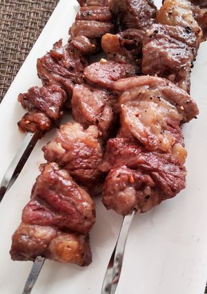 A picture of Tender and Easy Beef Skewers.