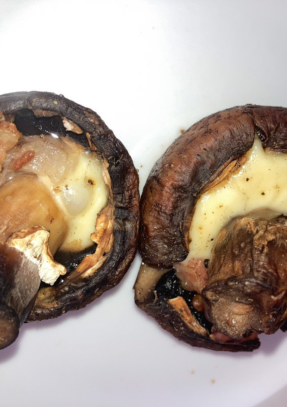 Una foto de Champiñones rellenos