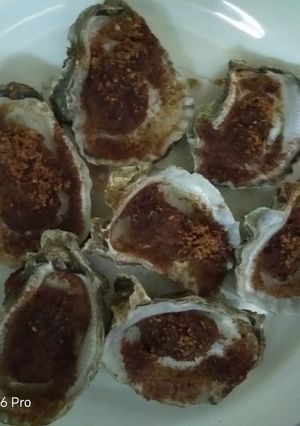 A picture of Baked oysters#15minsorlesscooking#jikonichallenge.