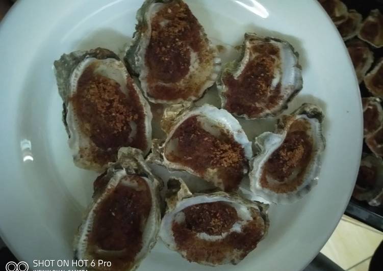 Recipe of Award-winning Baked oysters#15minsorlesscooking#jikonichallenge